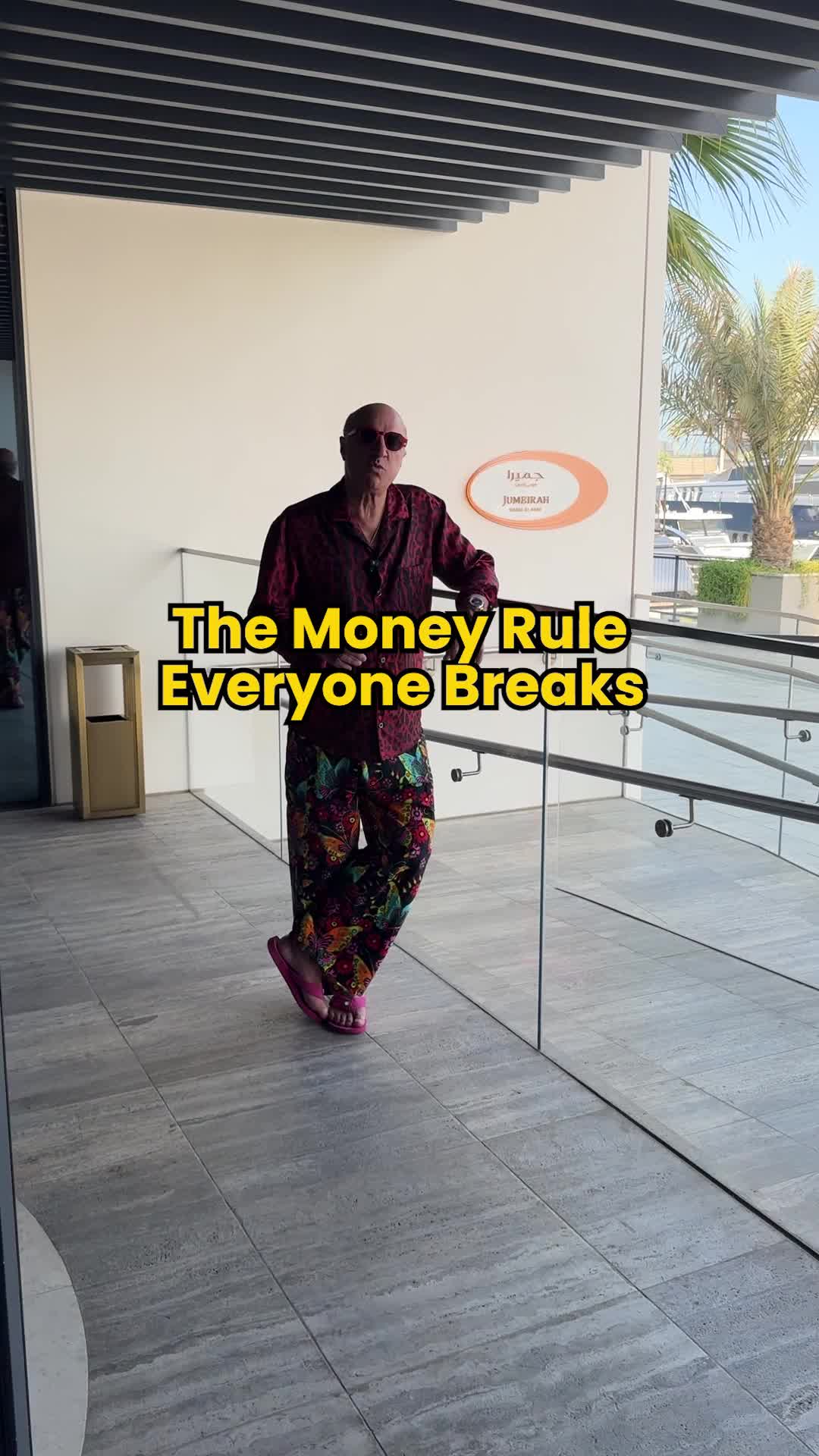 One financial rule everyone should follow but never does: never go into debt to buy something you don’t need. If you can’t afford it, don’t buy it. I don’t care if it’s a watch, a car, or a toy...debt will bury you alive.