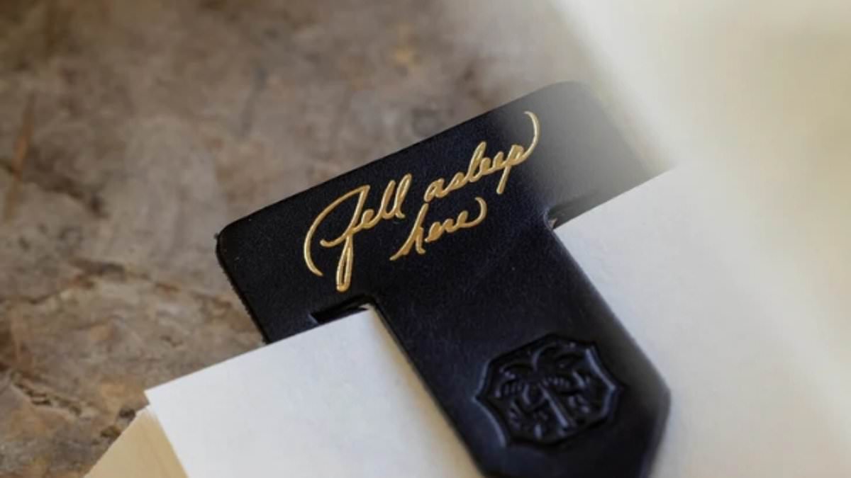 Meghan Markle launches $18 leather bookmark handmade by small New Forest brand amid rumours she's planning a return to the UK this year - and sells out in minutes