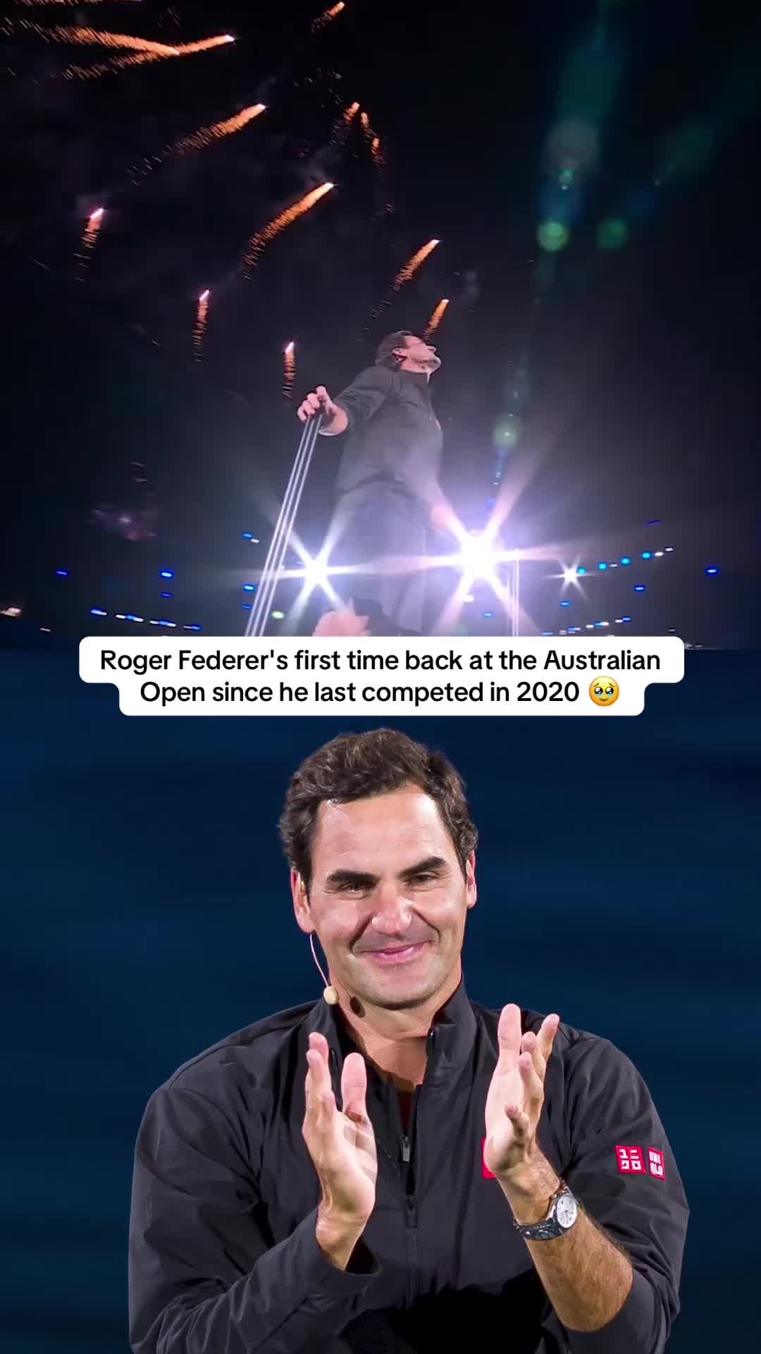#RogerFederer stole the show on Saturday during the opening ceremony at the #AustralianOpen 🙌 (via @Australian Open) #tennis
