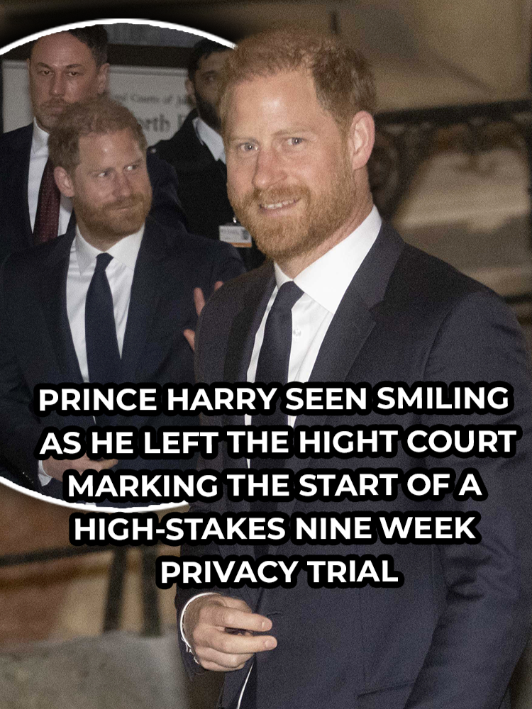 Prince Harry was seen smiling and waving at the media as he left the Royal Courts of Justice following a tense first day of his High Court privacy trial against the Associated Newspapers. #Britain #UKNews #GBNews