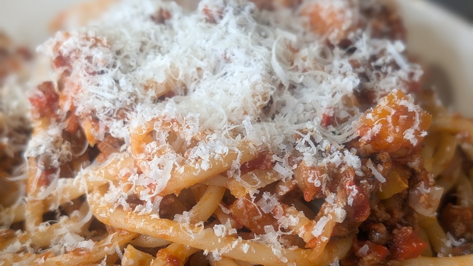 Eunice Power's spaghetti bolognese with pancetta