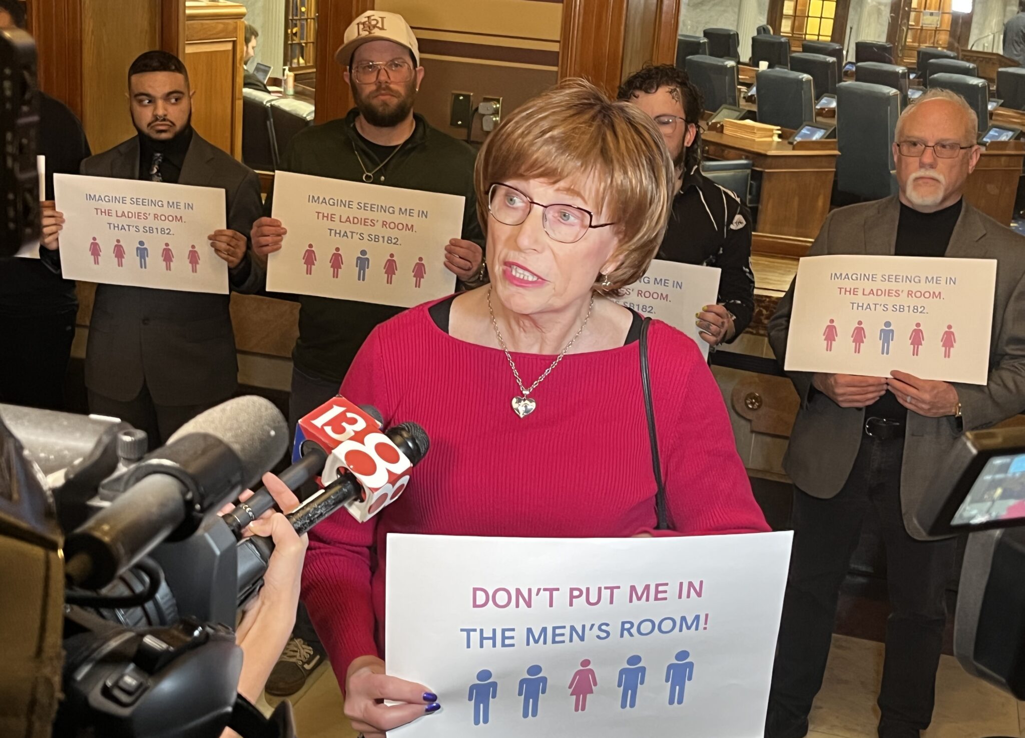 Indiana Senate backs bill restricting transgender school restroom use