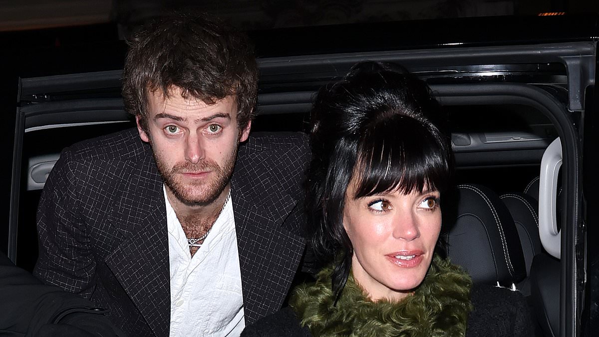 Lily Allen and Jonah Freud arrive at Valentino afterparty