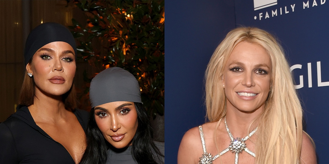 Kim and Khloe Kardashian Detail the Backstory Behind Their "Crazy" Slumber Party with Britney Spears