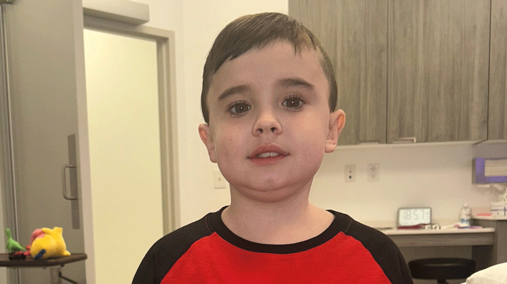 'Today our little boy Archie received his treatment'