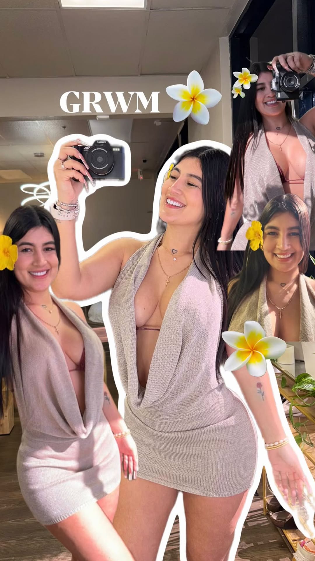 Arreglate Conmigo con mi Outfit tropicoqueta 🌺🌸🥰📸 #grwm #grwmoutfit #viral #outfittropical