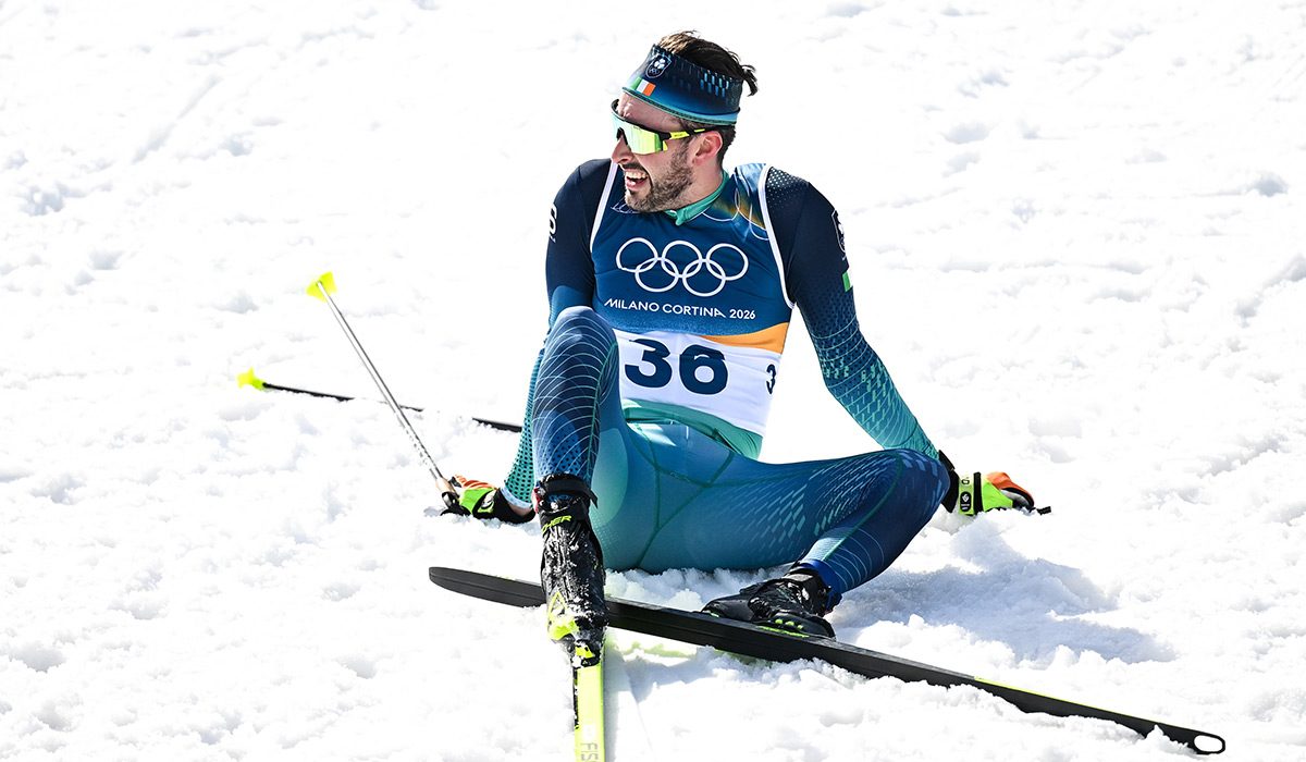 Irish Olympic skier credits local priest after 'tough' race
