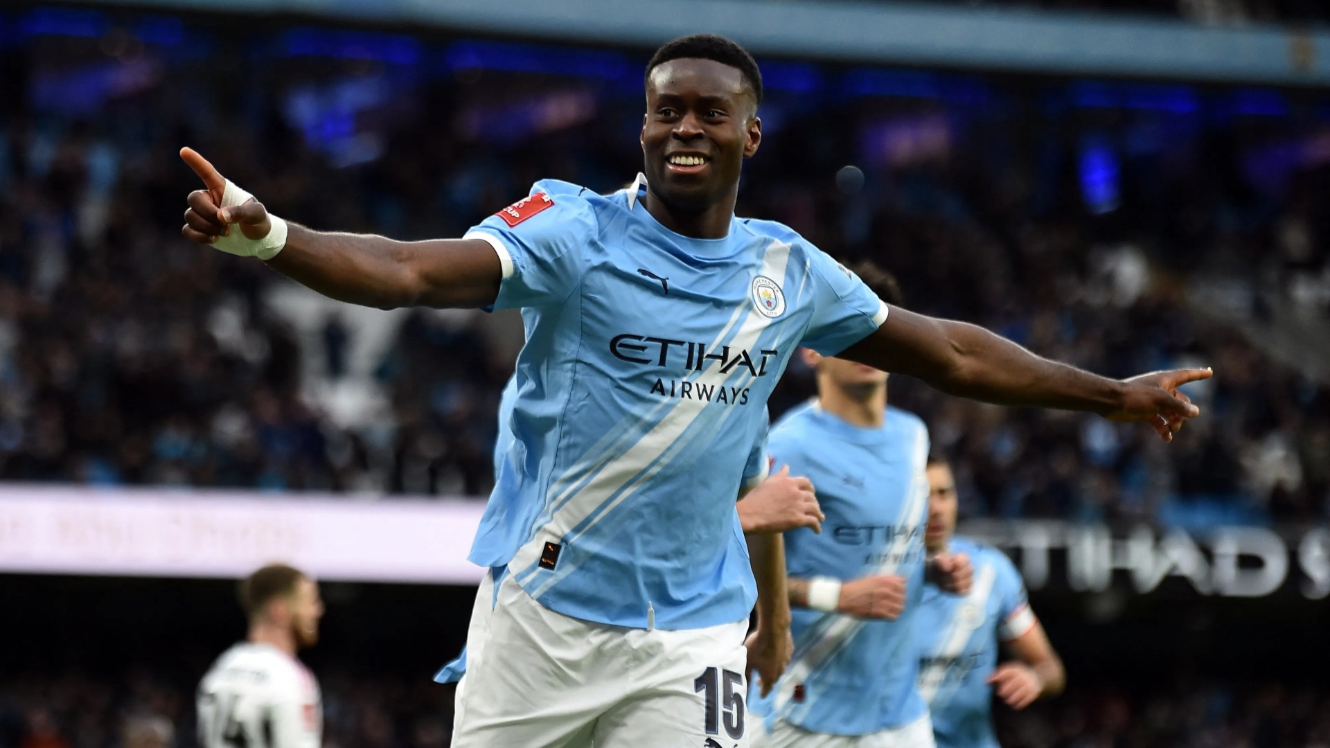 Man City 2 Salford 0: Marc Guehi makes most of new FA Cup rules to steer City into fifth round...