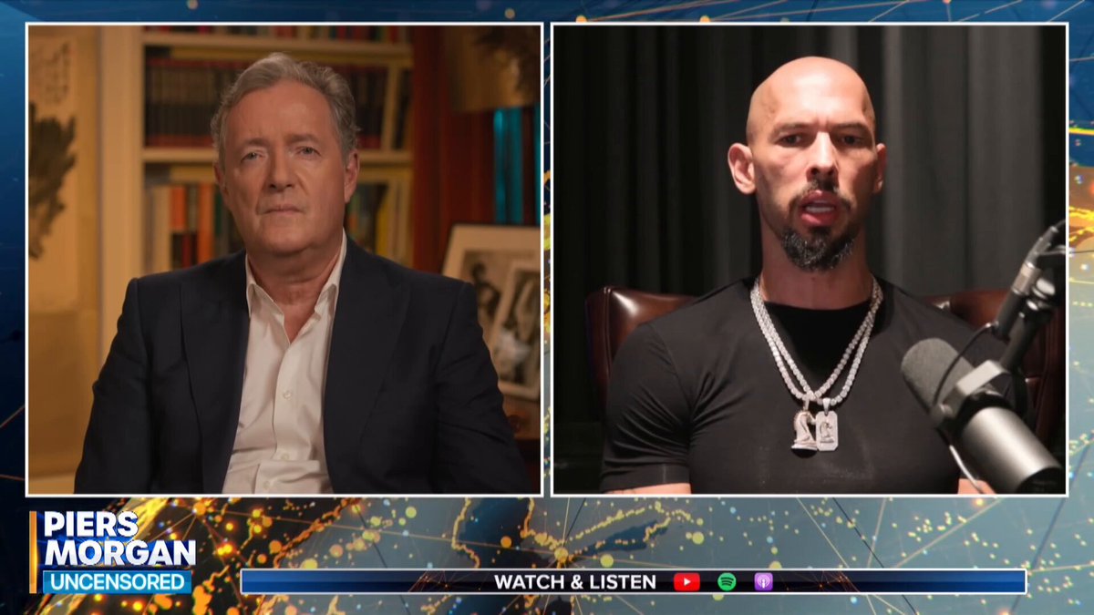 RT by @Cobratate: 🚨 One week ago, Andrew Tate spoke out on Piers Morgan about the UK being corrupted by billionaire pedophiles. Today, instead of investigating the people on the Epstein list, the government decided to investigate Tate over a car he sold eight years ago. pic.