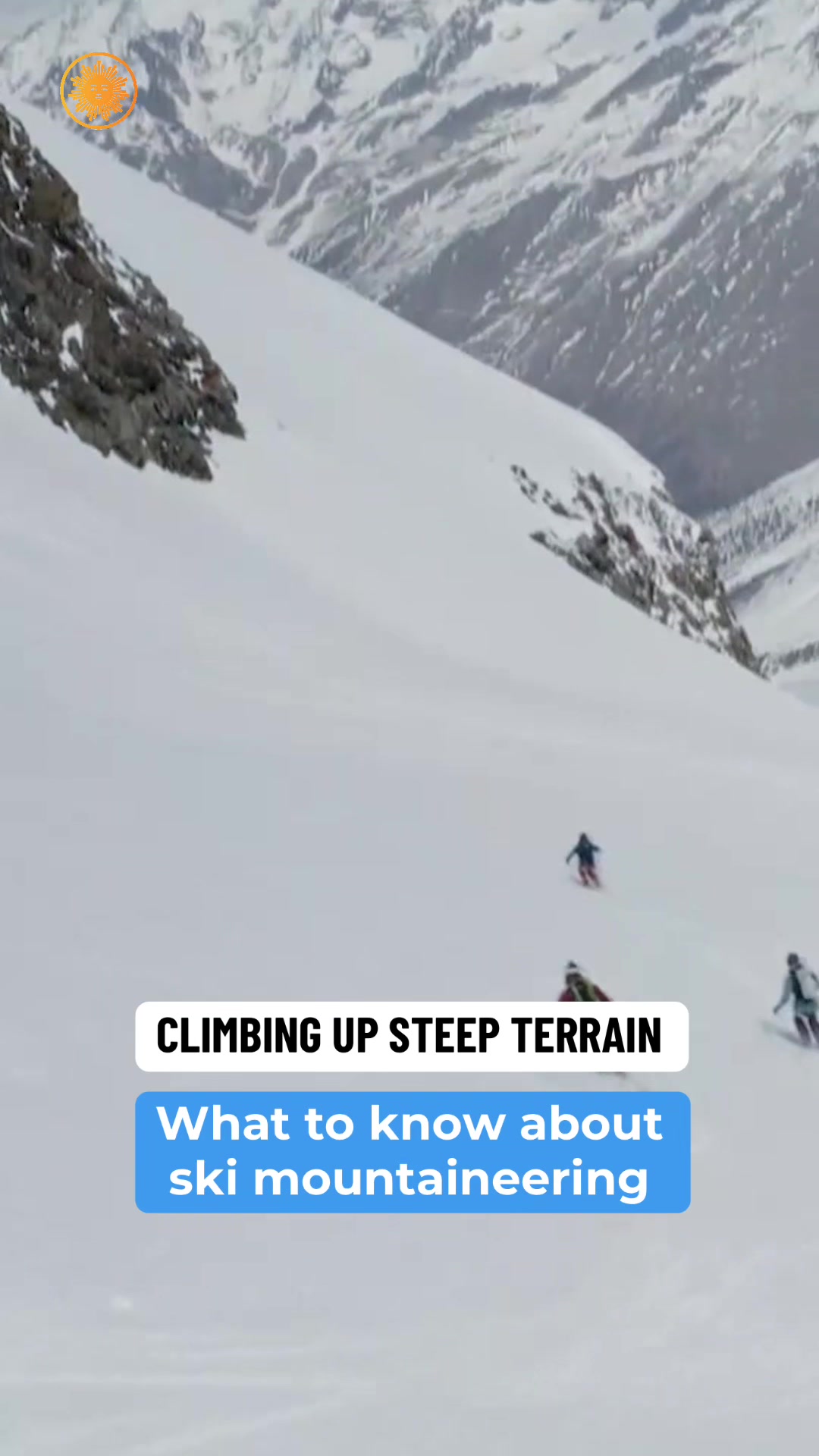 Ski mountaineering — or skimo — is making its debut at the 2026 Winter Olympic Games in Italy. It combines uphill climbing and downhill skiing on challenging terrain. Cam Smith, a 13-time U.S. Ski Mountaineering national champion and the country's most decorated skimo athlete, is set to become the first male to represent the U.S. in the sport at the Olympics in the men's sprint and mixed relay with his partner Anna Gibson: "Once we get there, there's no limits." #skimo #olympics #winterolympics #milanocortina2026 #skimountaineering