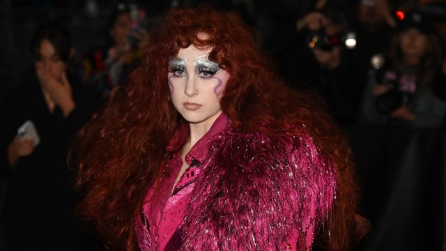 Chappell Roan’s Bodysuit Is Basically a Corset With Fishnet Tights for MAC