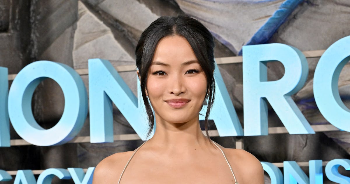 Anna Sawai Has a Goddess Moment in Sheer Sea-Foam