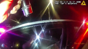 Osceola County Deputies arrest driver who crashed into patrol cars, fleeing the scene (video)