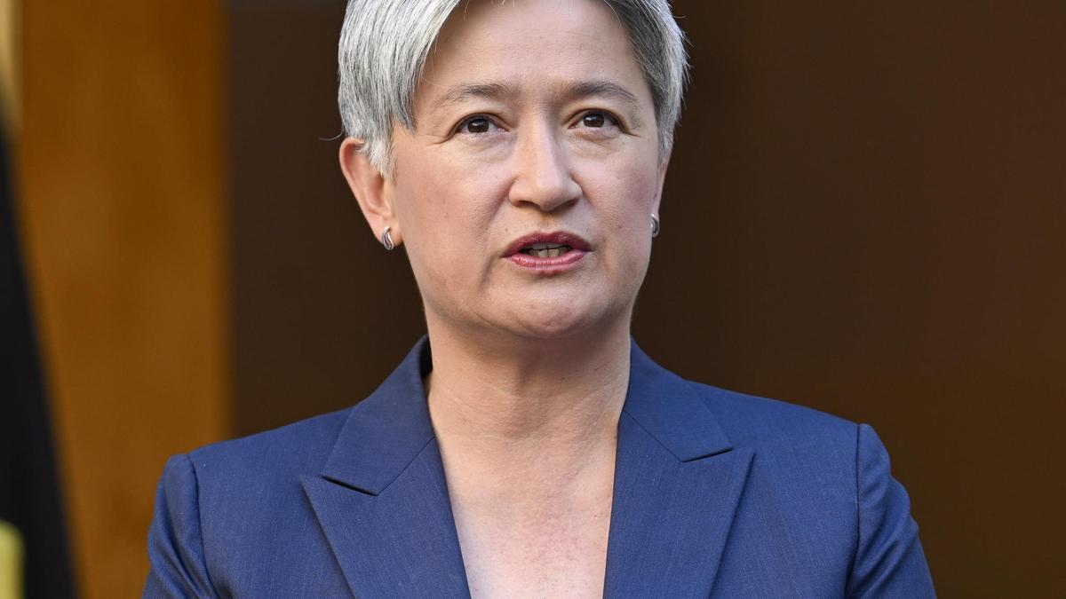 Foreign Minister Penny Wong refuses to comment on fate of Iranian women’s football team playing in Australia