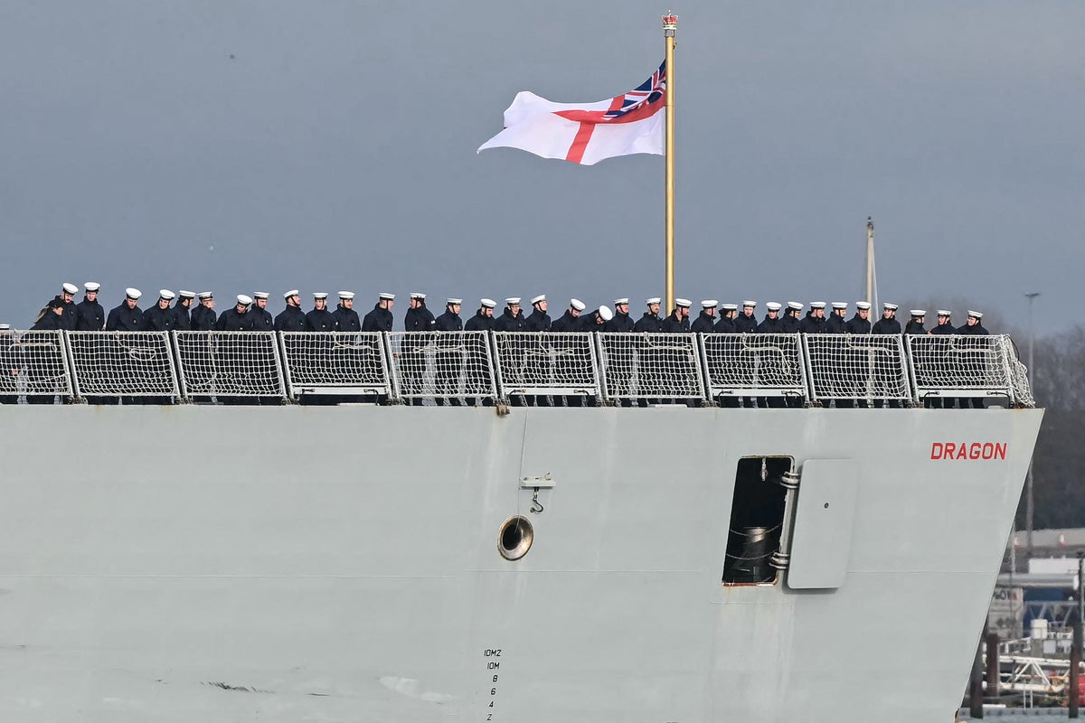 UK warship HMS Dragon departs for Cyprus amid Middle East crisis