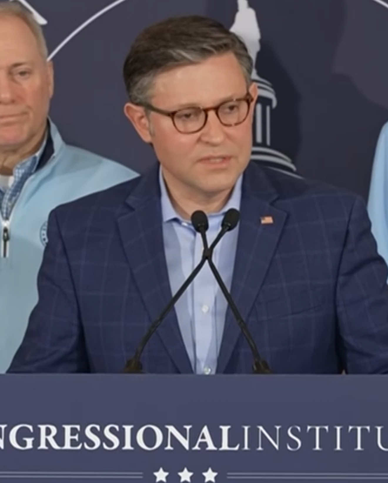 Speaker Mike Johnson (R-LA) said Democrats’ refusal to fund the Homeland Security Department was making the country less safe, pointing to the recent bomb incident in New York City over the weekend.   “They’re playing games with people’s lives,” he said at a press conference at House Republicans’ retreat in Doral, Florida.   Democrats say they will only agree to fund the agency, which also oversees FEMA, TSA and the Coast Guard, if Republicans agree to reforms to immigration enforcement operations.   “Why is FEMA unable to process new grant applications for natural disasters? Why are our airports so congested and unreliable? Why is our homeland so vulnerable to threats? The answer is simple,