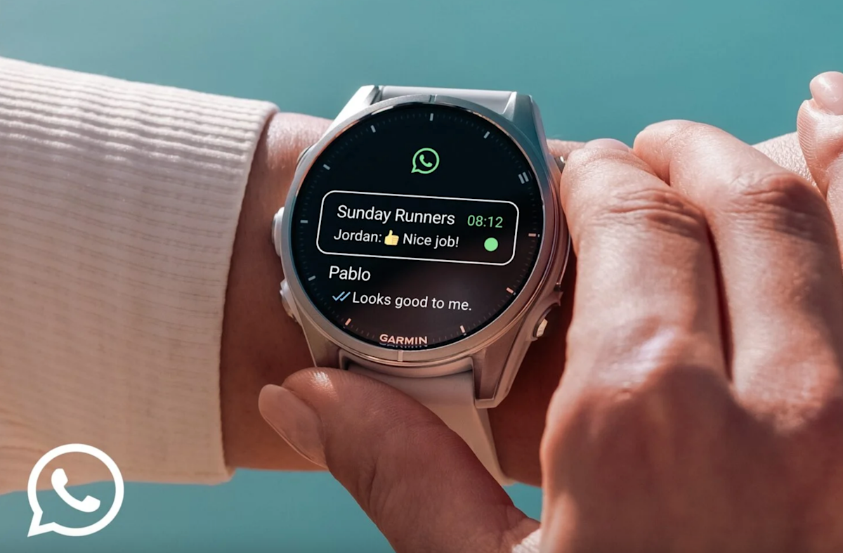 WhatsApp is now officially available on Garmin smartwatches