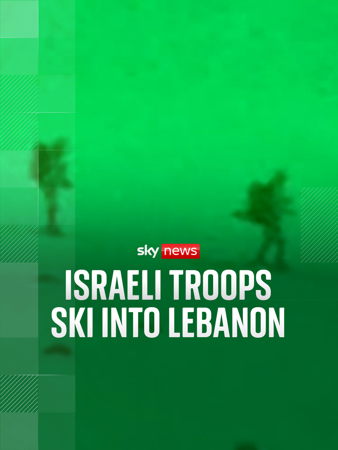 The IDF has shared footage of Israeli soldiers skiing from Syria into southern Lebanon. It comes after Benjamin Netanyahu announced a widening of Israel's invasion of southern Lebanon. #SkyNews #Israel #Lebanon