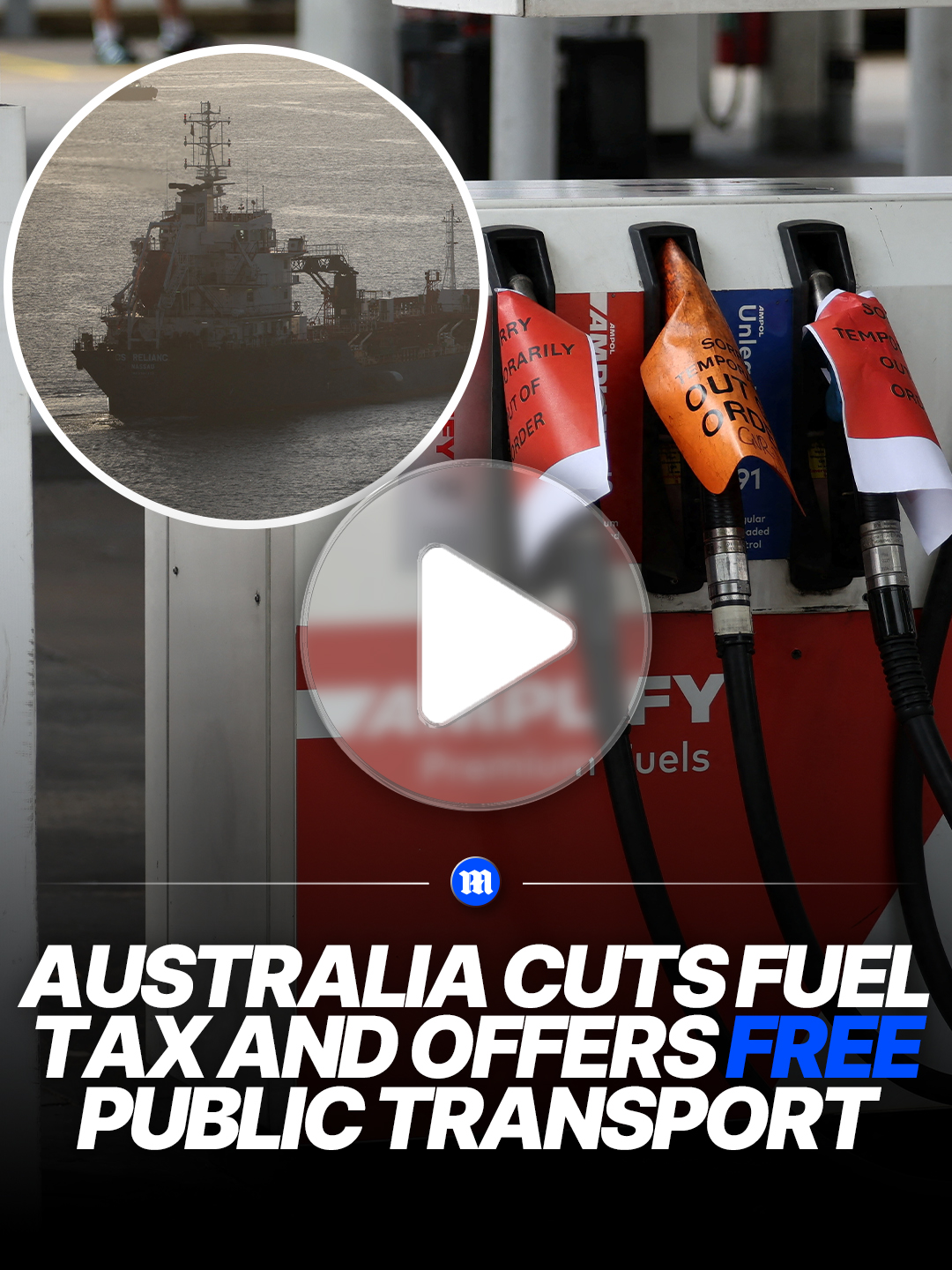 Australia will halve fuel and diesel taxes for three months in an effort to ease rising costs driven by global oil price pressures. The move would cut the cost of fuel by 26.3 Australian cents ($0.18) per litre. Victoria is also offering free travel throughout April, while Tasmania has waived fares until the end of June, though other states have so far declined to follow suit. #australia #fuel #oil #iran #usa
