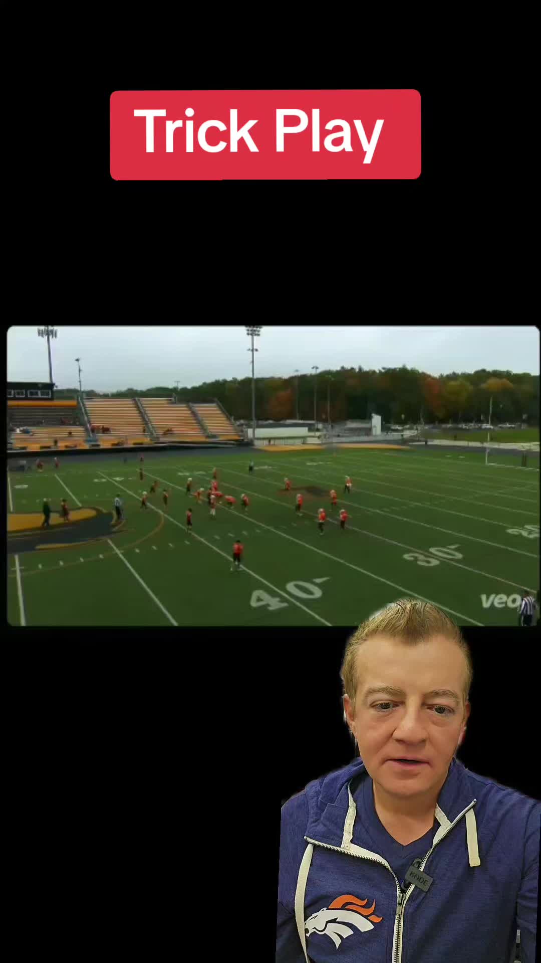 Cool trick play on football! #football #footballtiktok #footballcoach #trick #greenscreenvideo