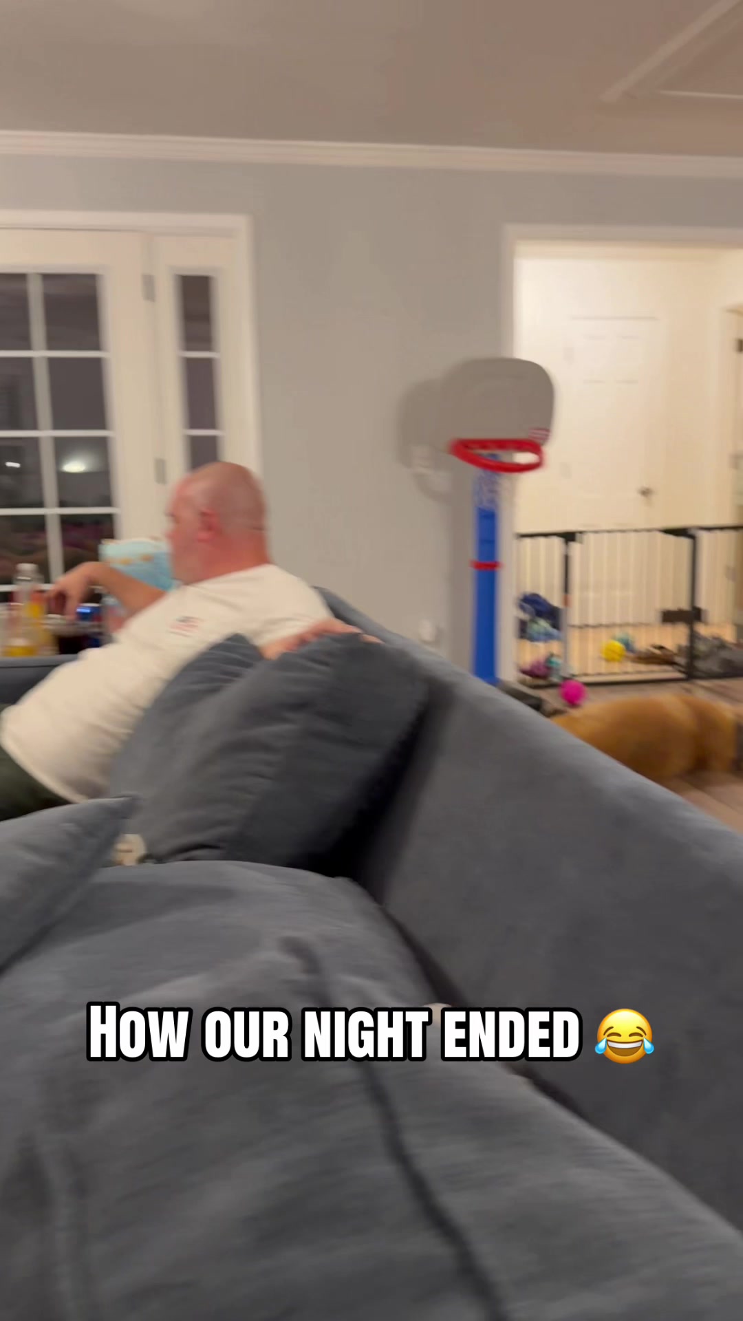 The snoring 😂(🎥:Mastiff.chief/ig)