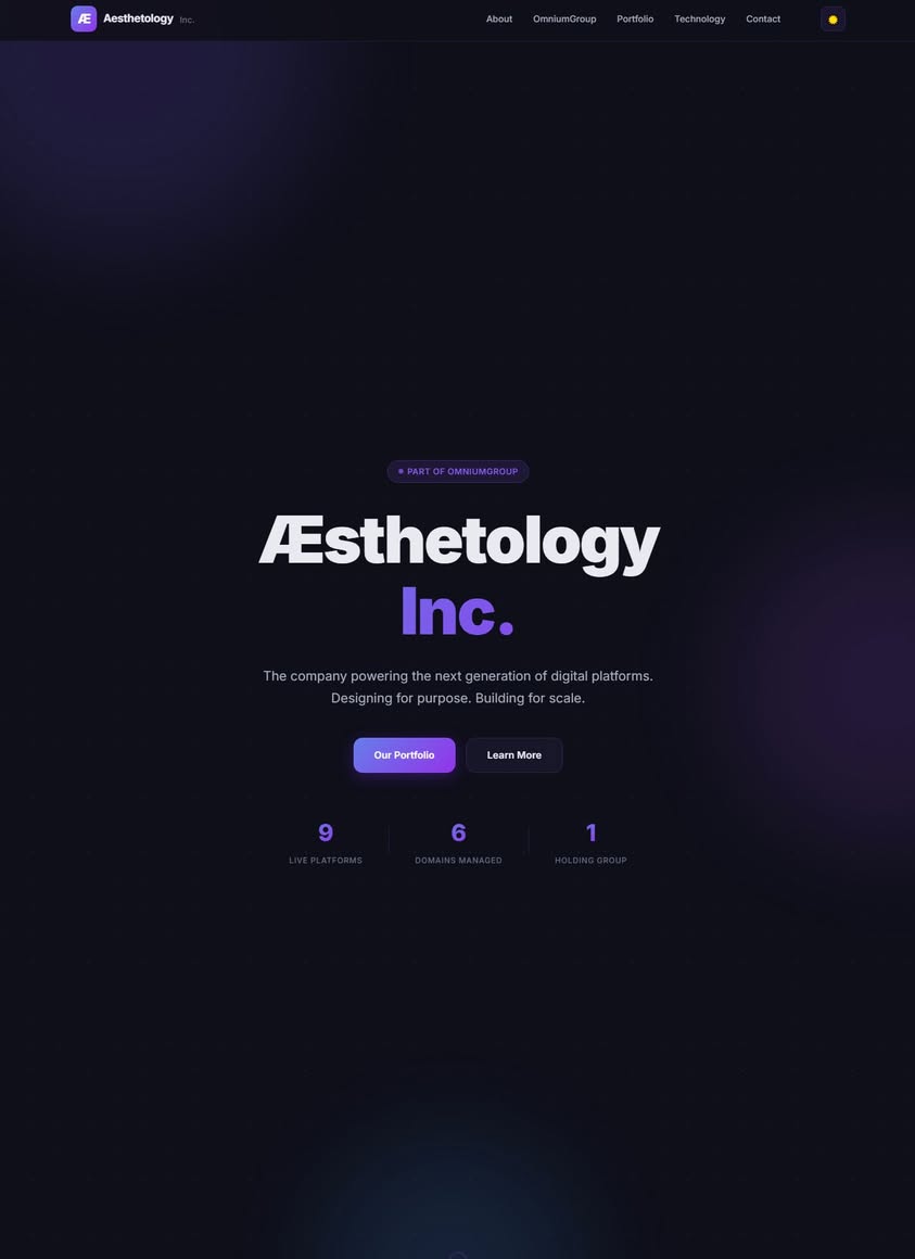 Aesthetology Inc.