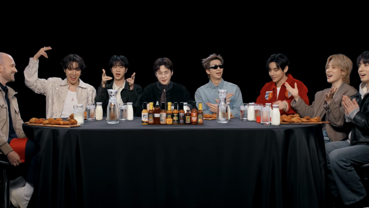 Milk, tears, and Digimon: BTS Hot Ones episode was pure chaos