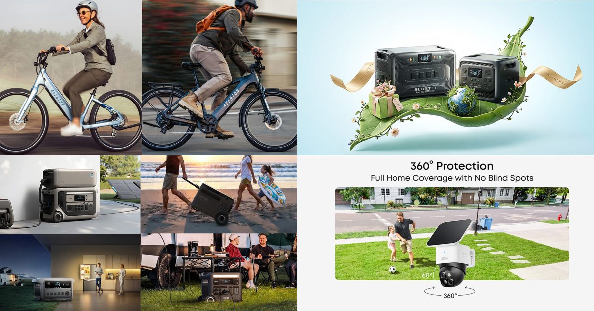 Aventon Level 3 and Pace 4 smart e-bike lows from $1,599, Bluetti + Anker SOLIX exclusive power station savings sale lows, more