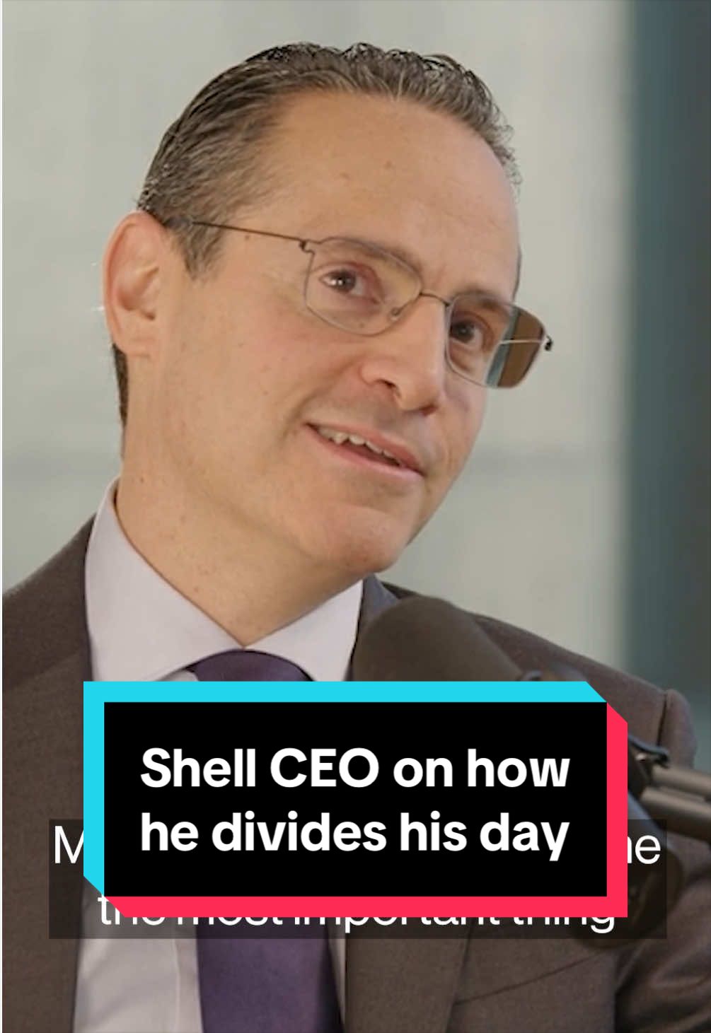 “The most important thing you should be doing is to be purposeful.” #Shell #CEO Wael Sawan talks to @flacqua about he divides his day. Tap the link in our bio for the #LeadersWithLacqua podcast.