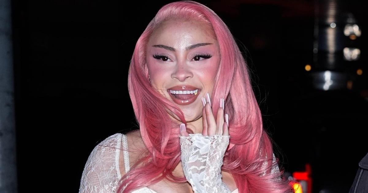 Ice Spice Wows in Beige Bodysuit at Coachella