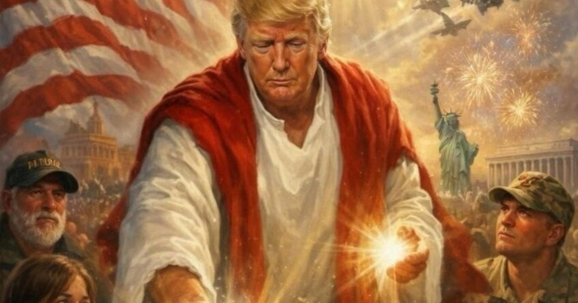 Trump posts image of himself with Jesus as administration's pope criticism continues