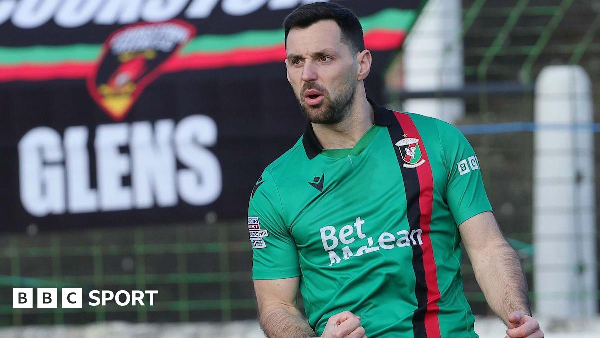 Glentoran v Larne: 'We've given ourselves a chance' - Pat Hoban on title hopes