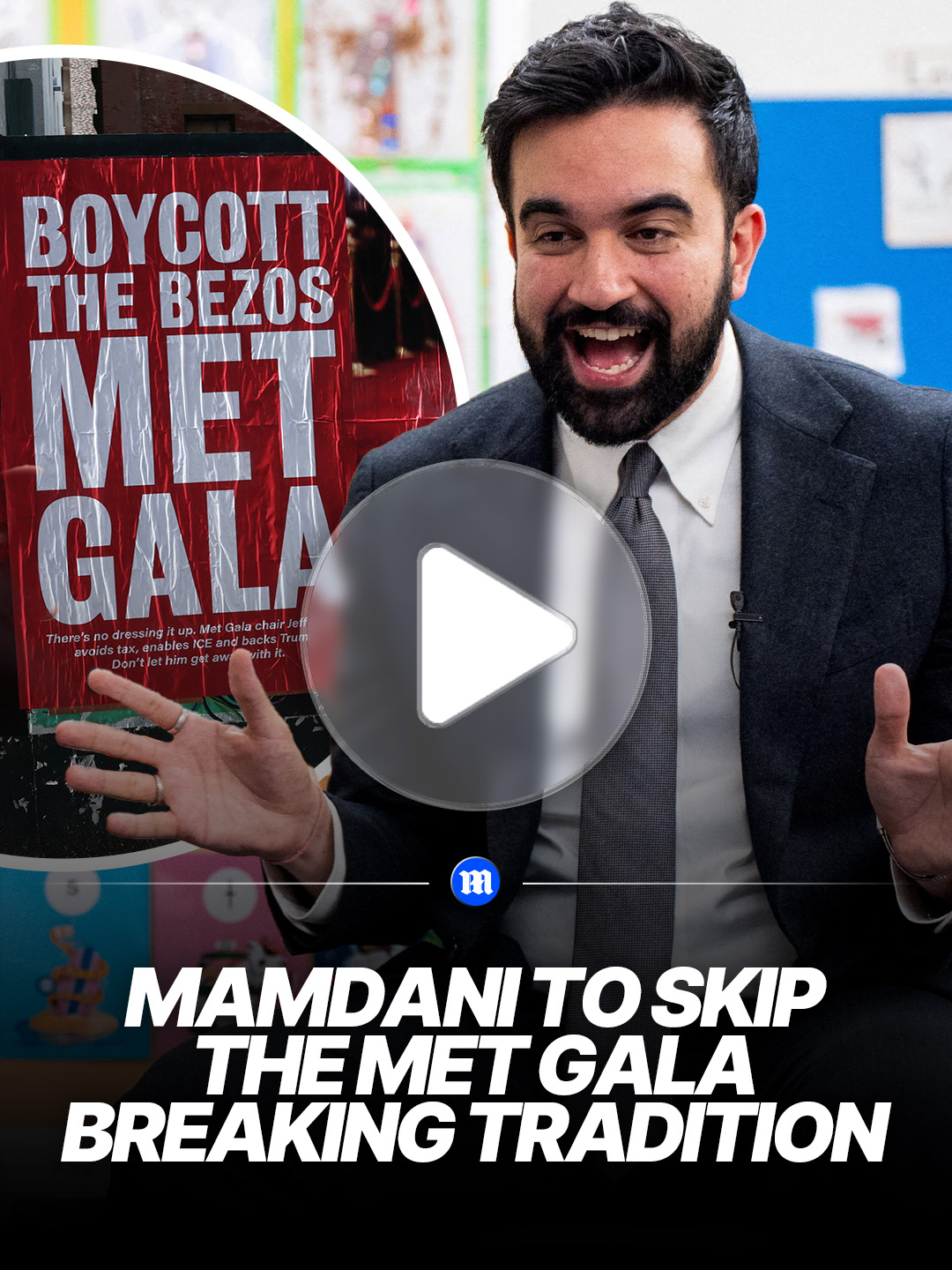 NYC Mayor Zohran Mamdani confirmed in an interview with Hell Gate that he and his wife would not attend the Met Gala. #news #NYC #gala #america #world