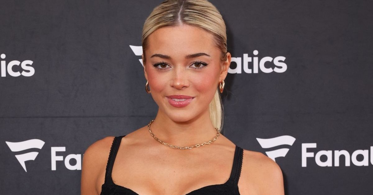 Livvy Dunne’s Models Lingerie-Inspired Mini Shorts for SYRN Photoshoot