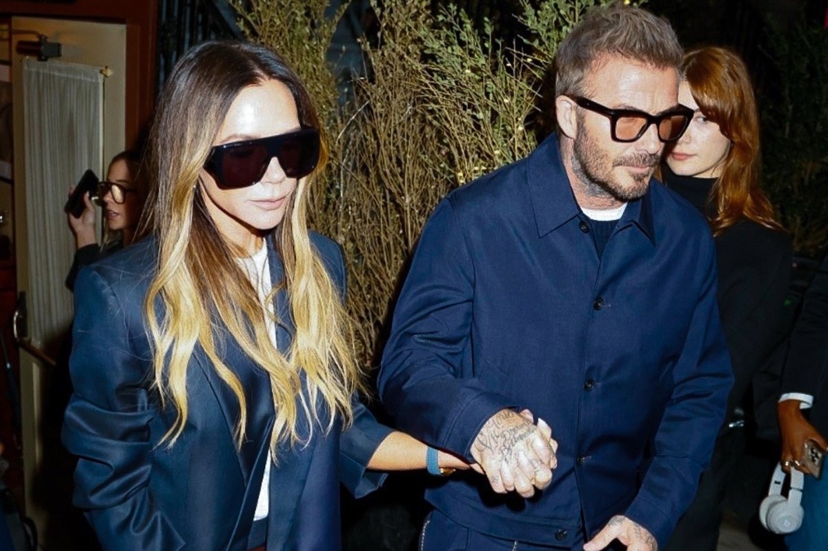 Victoria and David Beckham don matching blue outfits for NYC dinner and more star snaps