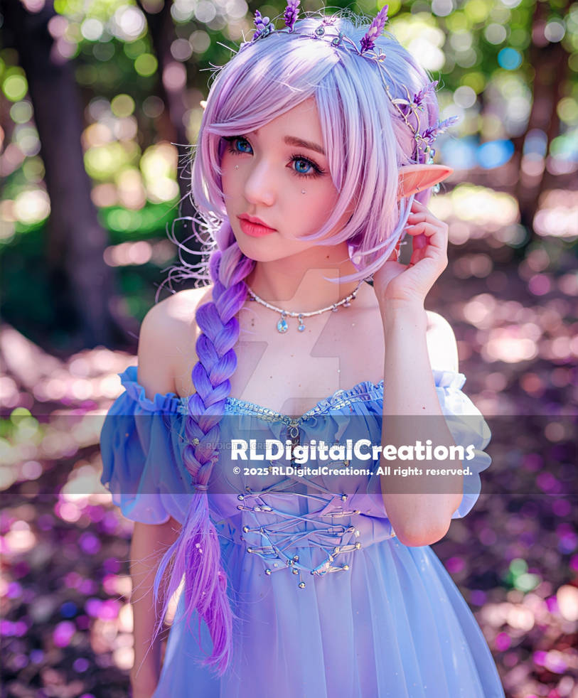 Enchanted Bloom of the Lavender Grove by RLDigitalCreations on DeviantArt