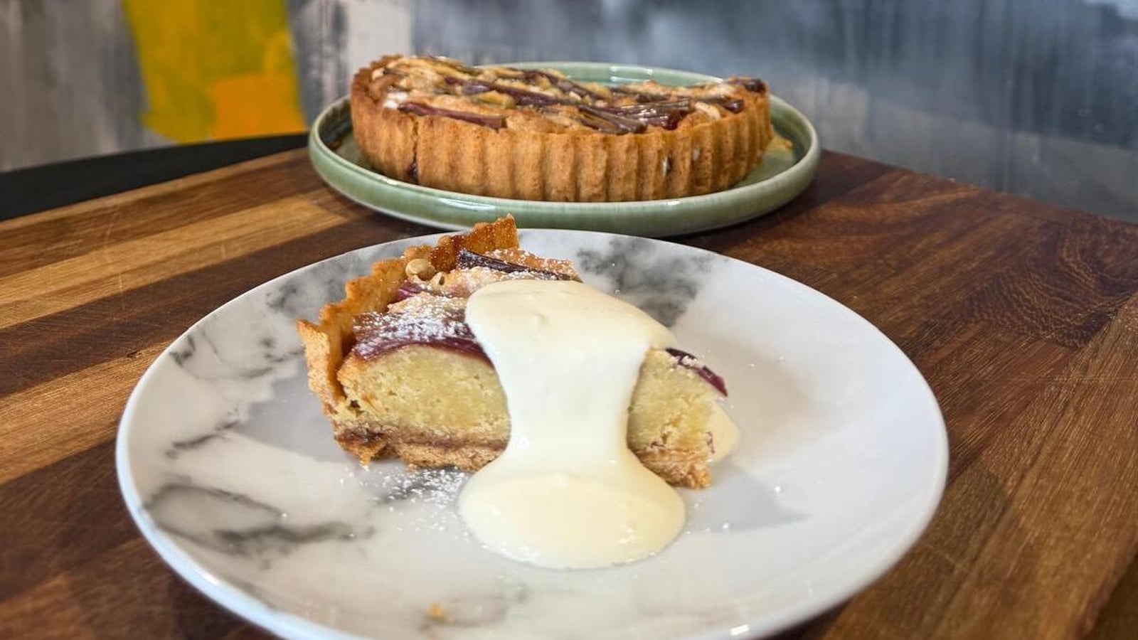 Kevin Dundon's rhubarb and ricotta galette
