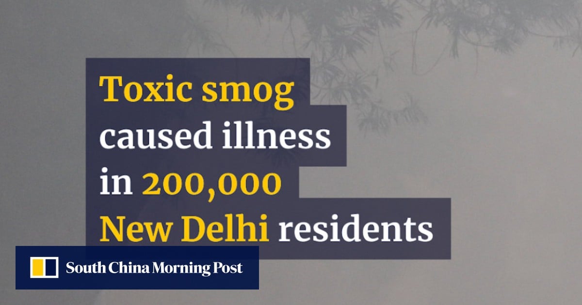 Toxic smog caused illness in 200,000 New Delhi residents