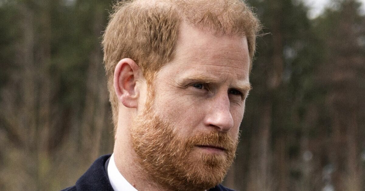 Prince Harry makes sombre visit to gravesite during emotional trip