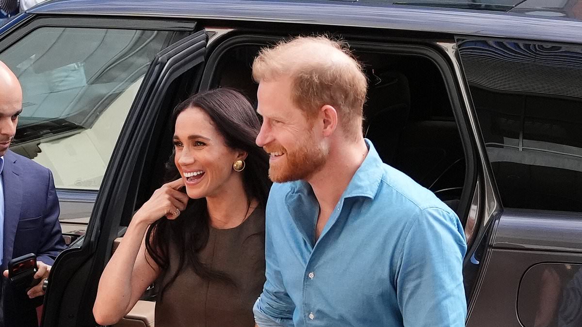 Meghan's back in tights! After complaining she had to wear 'inauthentic nude pantyhose' as a working royal, the Duchess dons nylons in sunny Melbourne