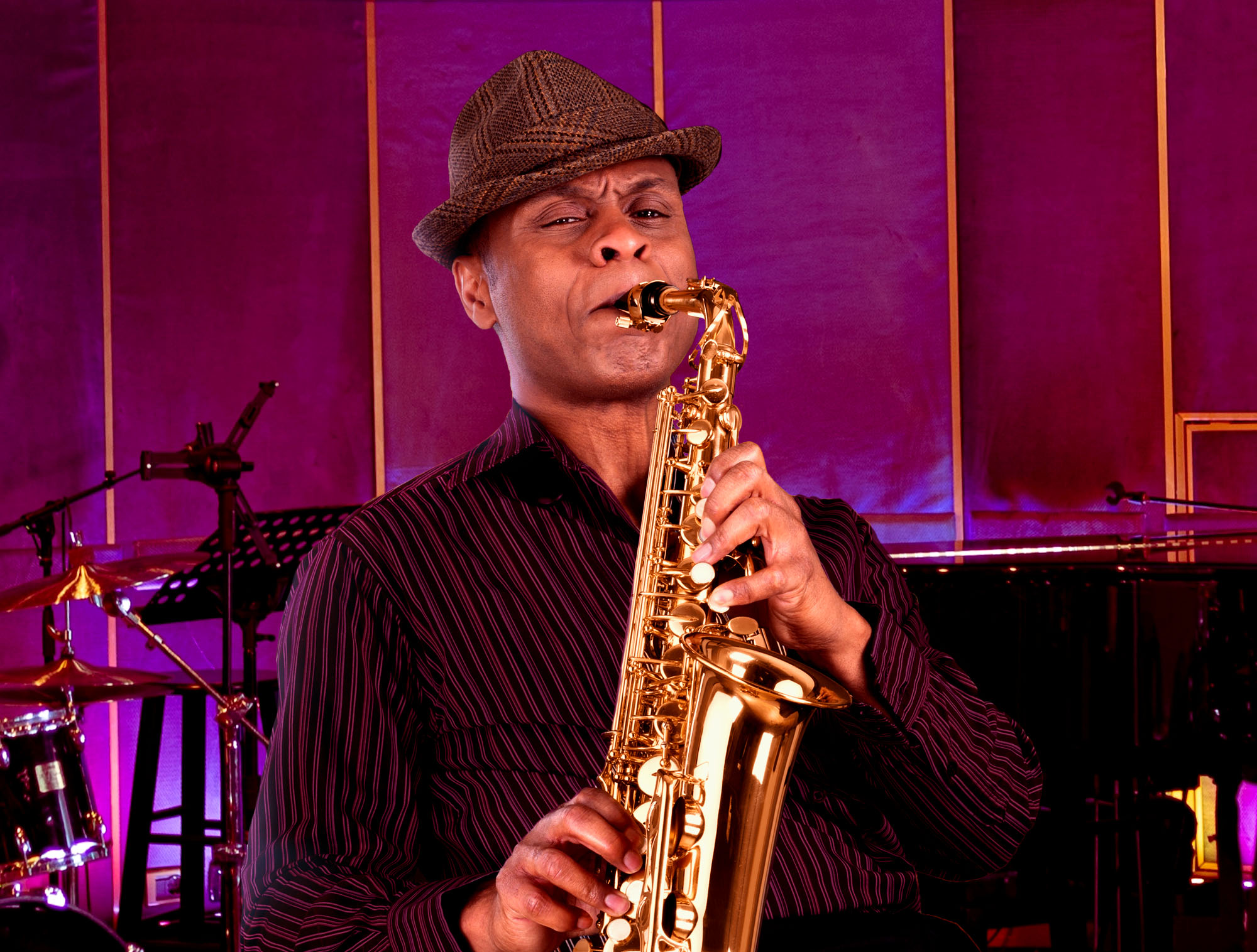 Jazz Guy Has Little Hat And Everything