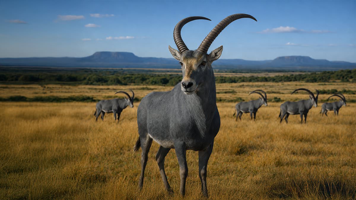The ambitious plan to 'de-extinct' the bluebuck: Company attempting to bring back the woolly mammoth sets its sights on a species of antelope that died out 230 years ago