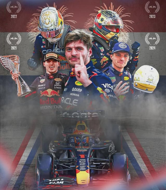 After 1,457 days, Max Verstappen’s championship reign has finally come to an end. What a driver!