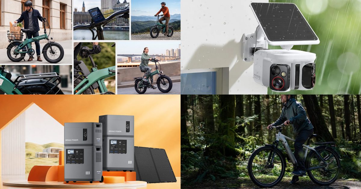 ENGWE EP-2 3.0 folding commuter e-bike with $214 bundle at new $949 low, Baseus X1 Pro dual-tracking solar camera $150 low, more