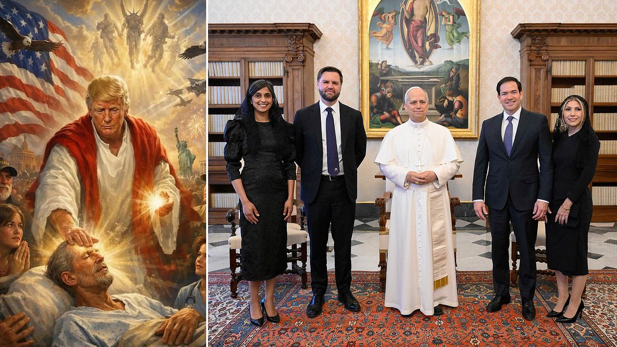 Inside Trump's Cabinet power shuffle: Golden boy Rubio rushed to Rome to smooth tensions with Pope... as insiders reveal brutal reason JD Vance has been left behind