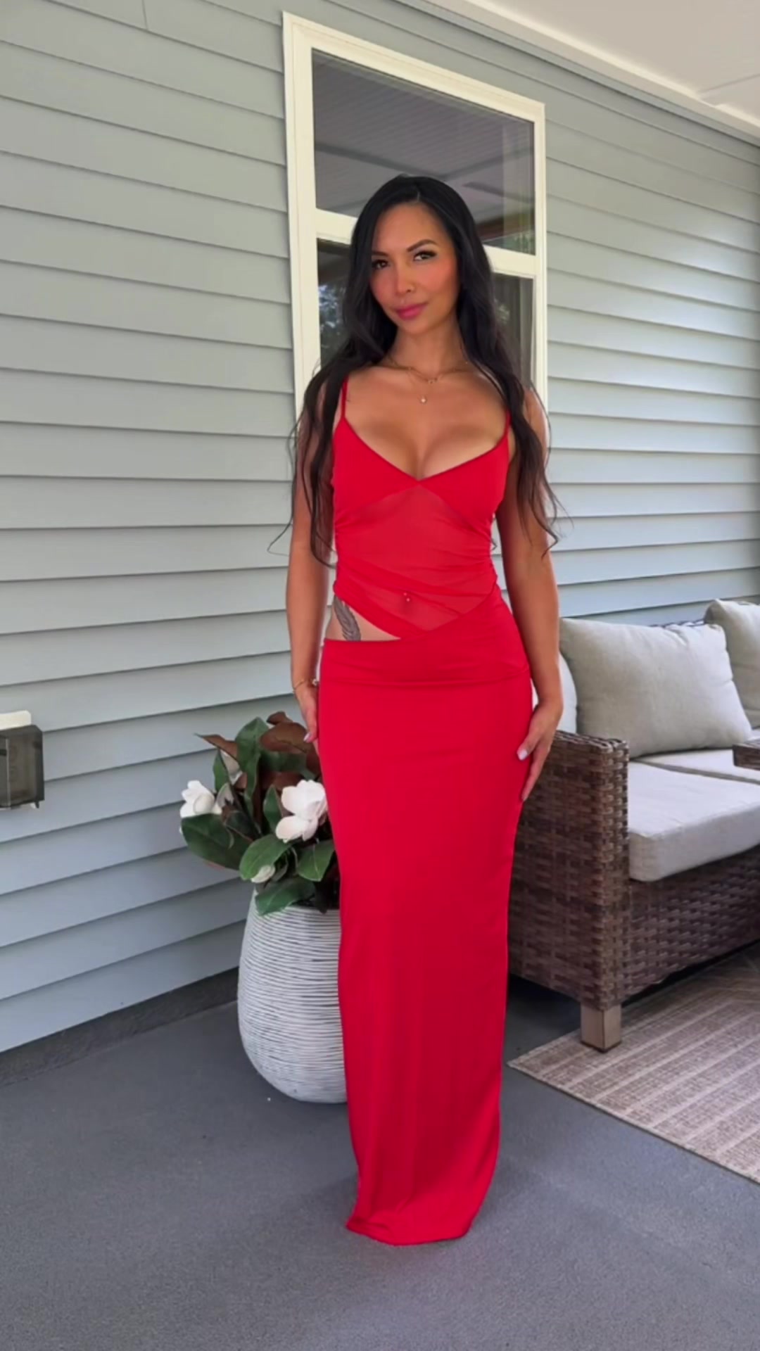 Wearing red because blending in was never the plan ❤️ #filipina #reddress #summervibes #tiktokshop #tiktokshopfinds