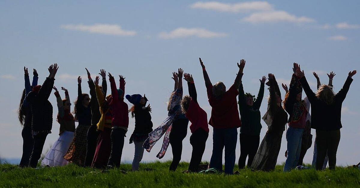 Bealtaine celebrations take place on the Hill of Uisneach in Co Westmeath