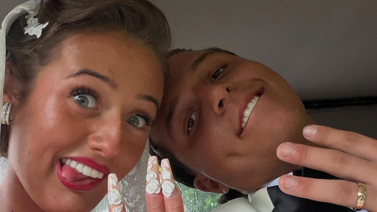 'R first ever home': Venezuela Fury, 16, shares snaps of her new house with husband Noah Price, 19, as she swaps parents' £8m mansion for 'luxury' caravan