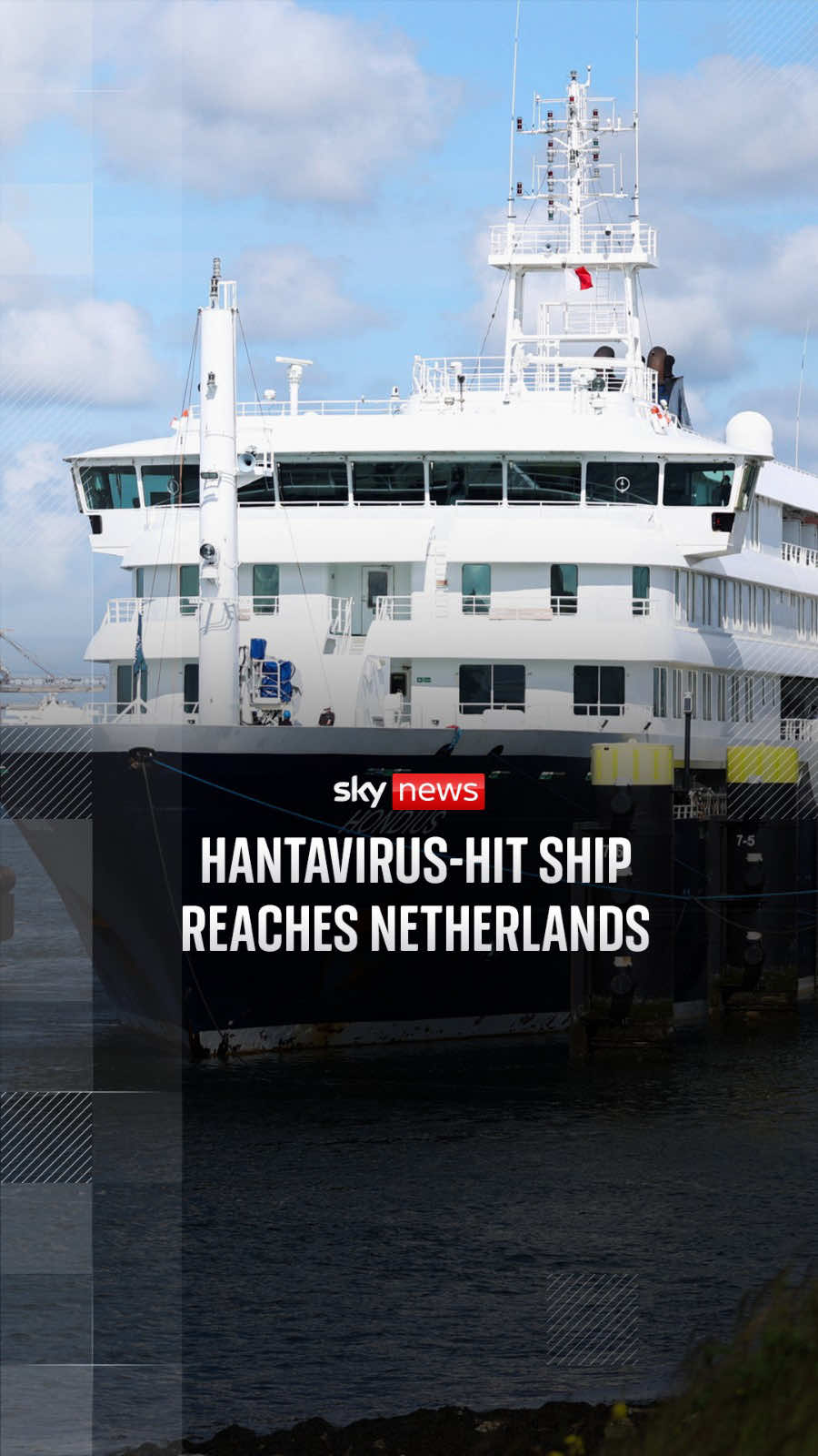 The ship at the centre of the hantavirus outbreak has arrived in mainland Europe. Sky's Barnaby Papadopulos takes you through what we know so far. #hantavirus #cruiseship #skynews