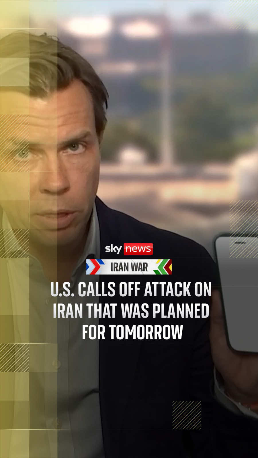 BREAKING: The U.S. has called off a planned attack on Iran that was set for tomorrow, says Donald Trump in a post on Truth Social. #skynews #iran #donaldtrump